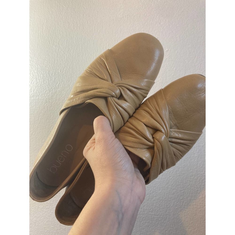 Bueno X Anthropologie Honey Emma Knotted Leather Flats